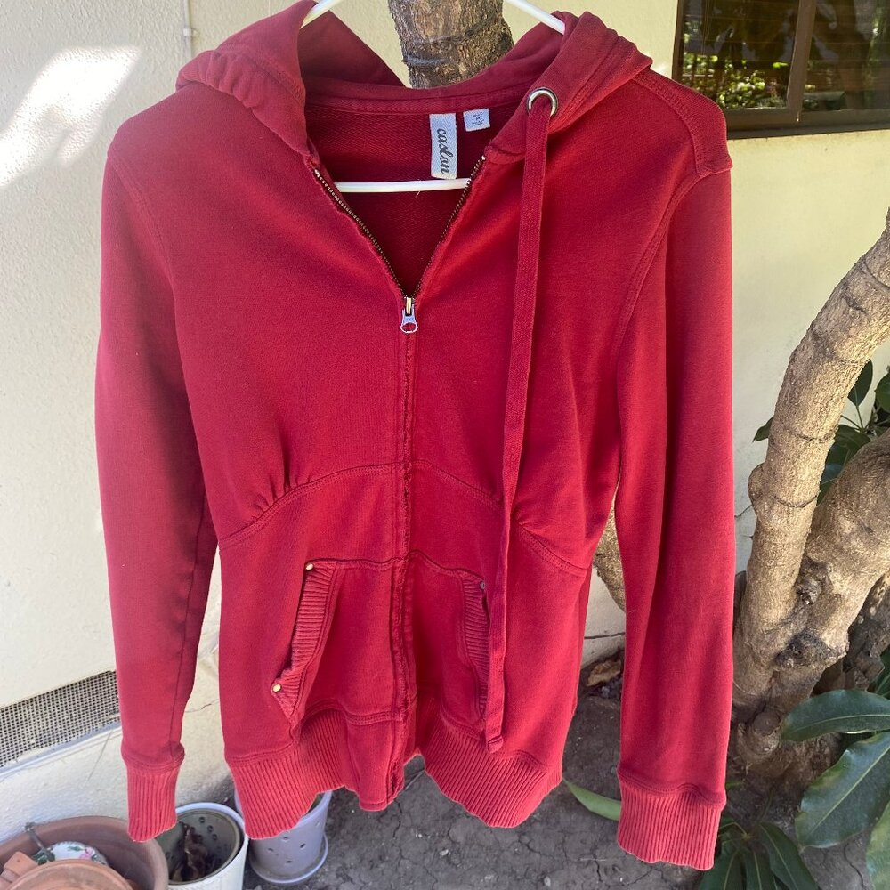 Women's Red Caslon Sweatshirt Size Medium